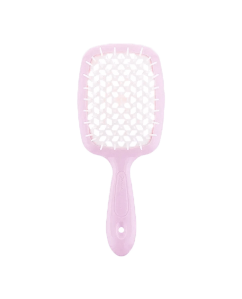 Расческа пудрово-белая для легкого расчесывания волос Janeke Superbrush