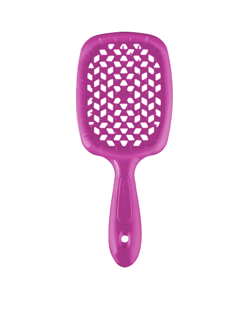 Расческа розовая для легкого расчесывания волос Janeke Superbrush