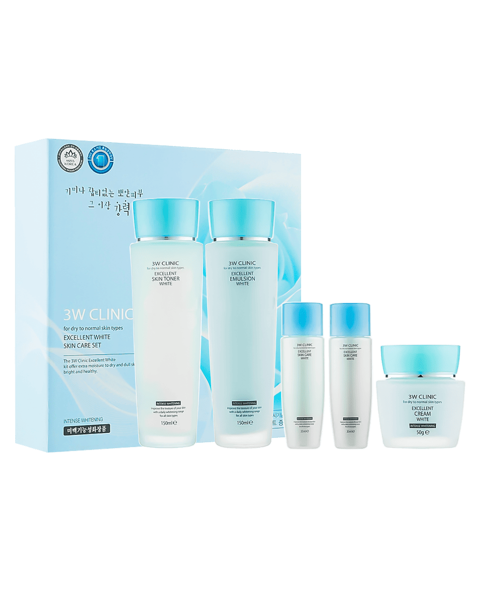 Набір з ніацинамідом 3W CLINIC Excellent White Skin Care 3 Set