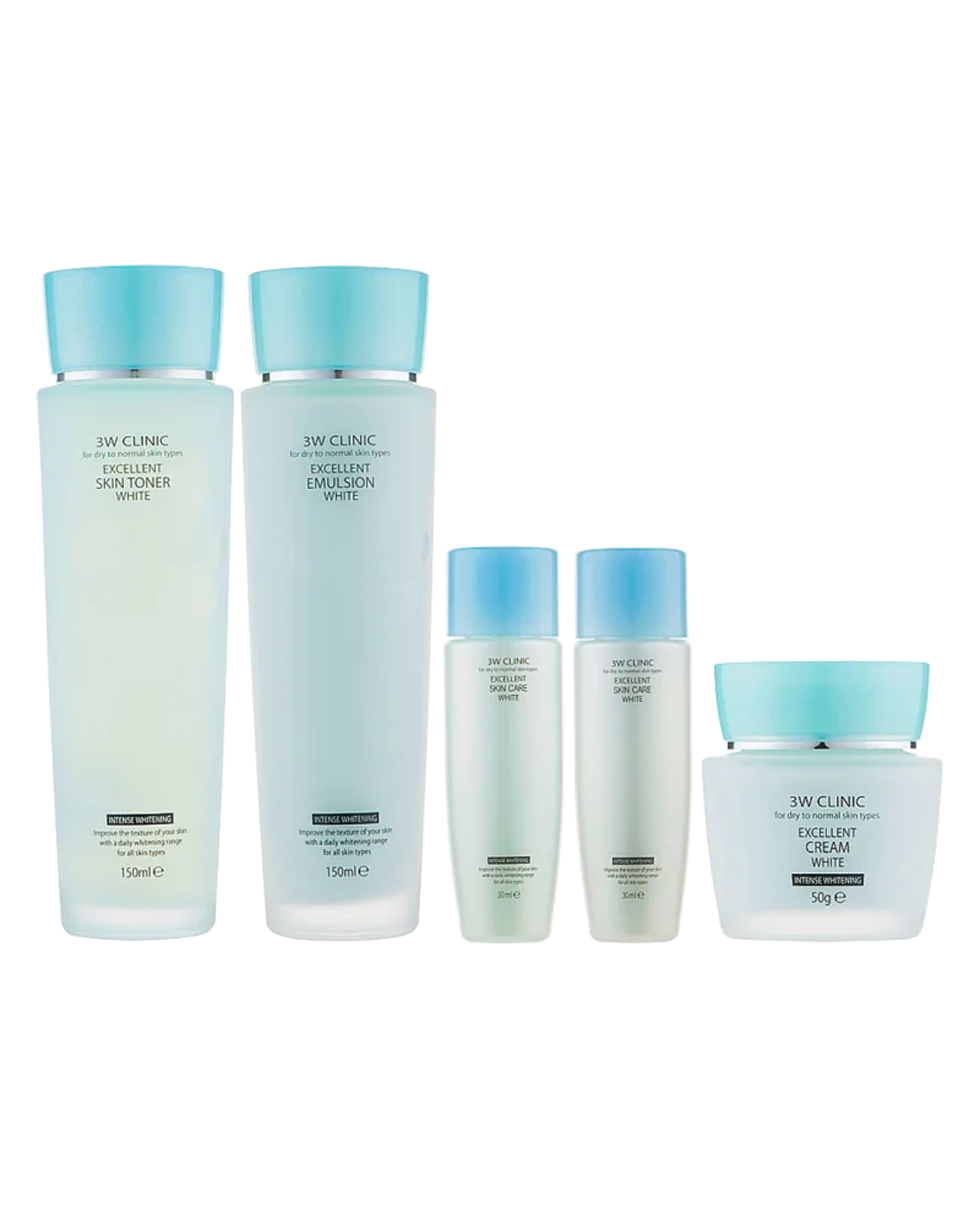 Набір з ніацинамідом 3W CLINIC Excellent White Skin Care 3 Set