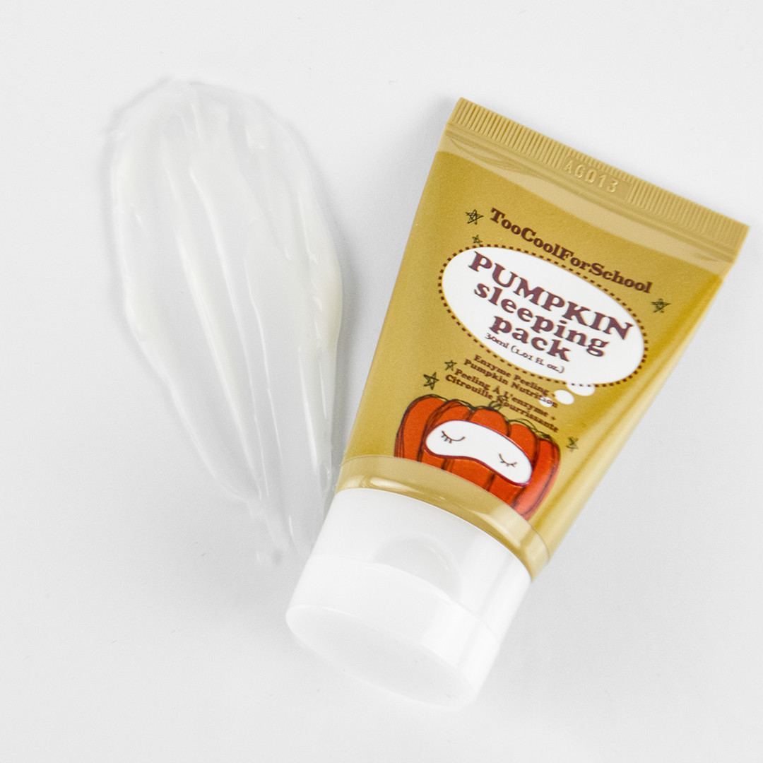 Маска ночная с тыквой для лица Too Cool For School Pumpkin Sleeping Pack