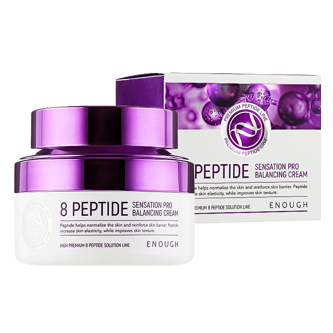 Крем для обличчя з пептидами антивіковий Enough 8 Peptide Sensation Pro Balancing Cream