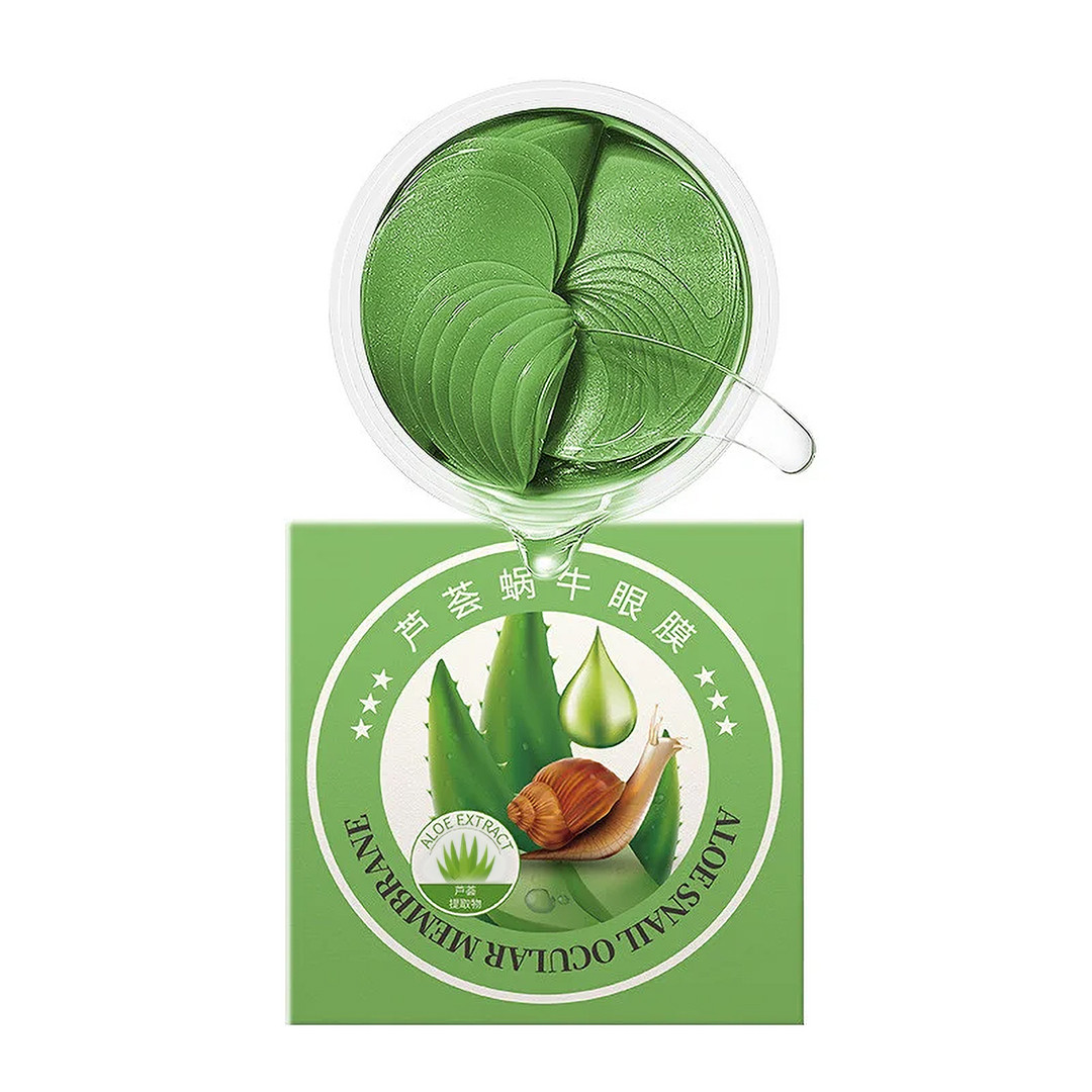Гідрогелеві патчі з алое вера та муцином равлика SERSAN LOVE Aloe Snail Ocular Membrane