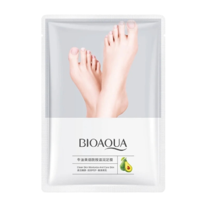 Тканинна маска для ніг з авокадо та ніацинамідом BIOAQUA Avokado Niacinamide Moinsturizing Food Mask