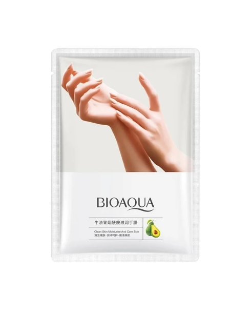 Тканинна маска для рук з авокадо та ніацинамідом BIOAQUA Avokado Niacinamide Moinsturizing Hand Mask