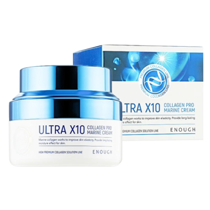 Крем для лица с коллагеном увлажняющий Enough Ultra X10 Collagen Pro Marine Cream