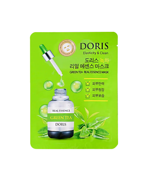 Тканинна маска із зеленим чаєм Doris Green Tea Essence Mask