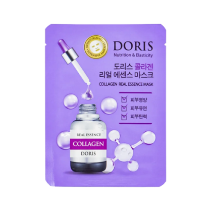 Ампульна тканинна маска з колагеном Doris Collagen Real Essence Mask