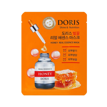 Ампульная тканевая маска с медом Doris Honey Real Essence Mask