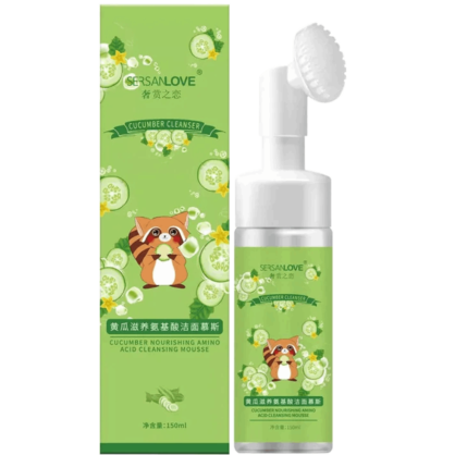 Пенка-мусс с огурцом SERSAN LOVE Cucumber Nourishing Amino Acid Cleansing Mousse
