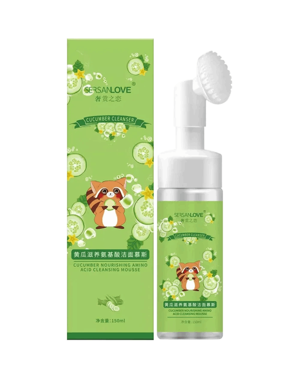 Пінка-мус з огірком SERSAN LOVE Cucumber Nourishing Amino Acid Cleansing Mousse
