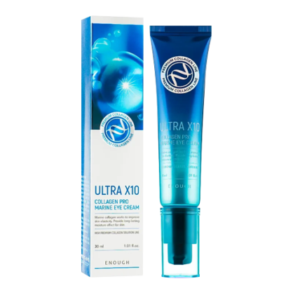 Крем для век от морщин с коллагеном Enough Premium Ultra X10 Collagen Pro Marine Eye Cream