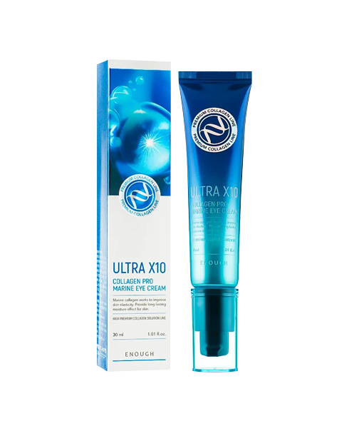 Крем для век от морщин с коллагеном Enough Premium Ultra X10 Collagen Pro Marine Eye Cream