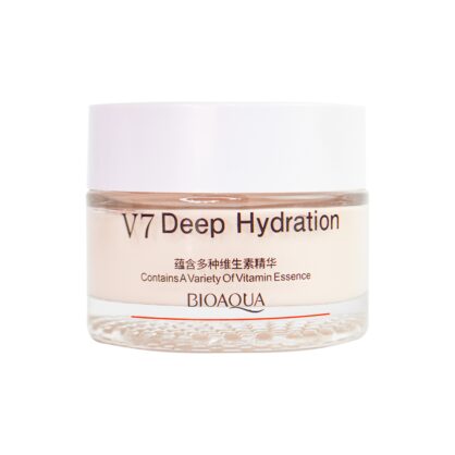 Крем-база под макияж выравнивающая Bioaqua V7 Deep Hydration Transparent and naked make-up lazy plain cream