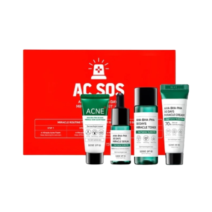 Набор миниатюр с кислотами SOME BY MI AHA-BHA-PHA 30 Days Miracle AC SOS Kit