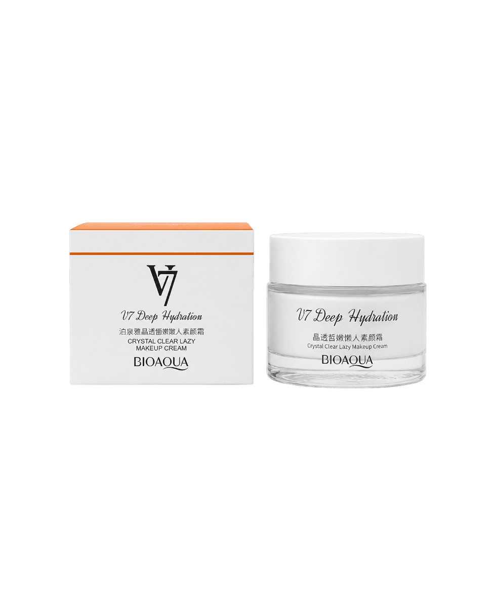 Відбілюючий крем для обличчя Bioaqua V7 Deep Hydration Crystal Clear Moisturizing Lazy Makeup Cream