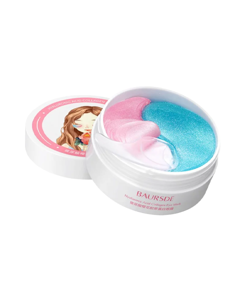 Гидрогелевые патчи с гиалуроновой кислотой Baursde Hyaluronic Acid Collagen Eye Mask