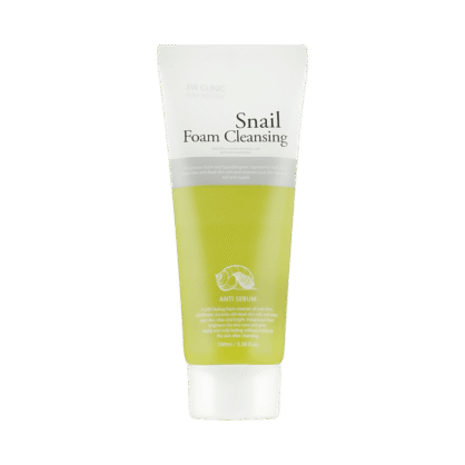 Пінка з муцином равлика 3W Clinic Snail Foam Cleansing