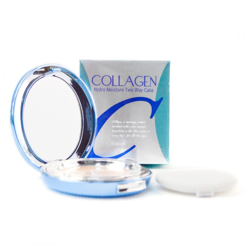 Пудра с коллагеном Enough Collagen Hydro Moisture Two Way Cake SPF25/PA++