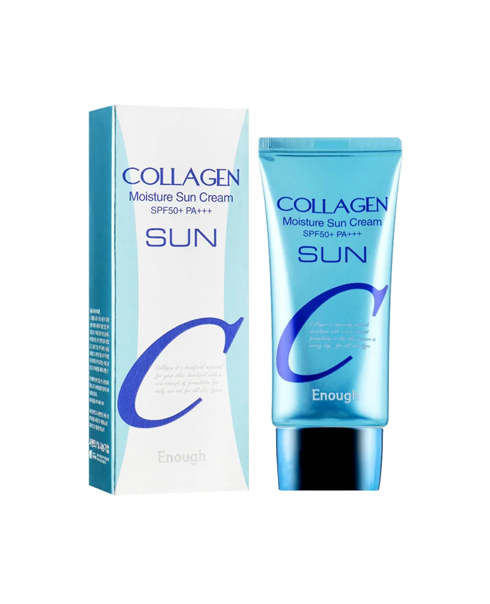 Сонцезахисний крем з колагеном Enough Collagen Moisture Sun Cream SPF50+ РА+++