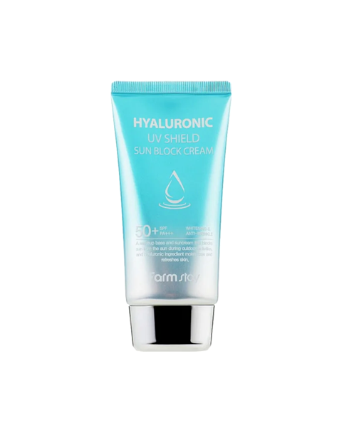 Солнцезащитный крем с гиалуроновой кислотой Farm Stay Hyaluronic UV Shield Sun Block Cream SPF50+ РА+++