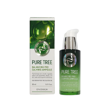 Сыворотка с экстрактом чайного дерева успокаивающая Enough Pure Tree Balancing Pro Calming Ampoule