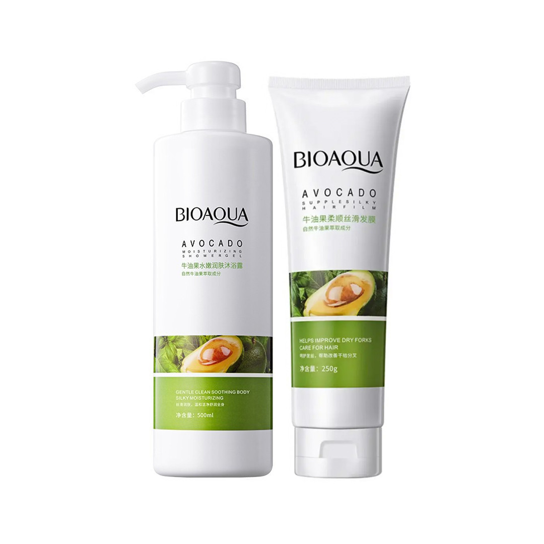 Шампунь та маска з авокадо BIOAQUA