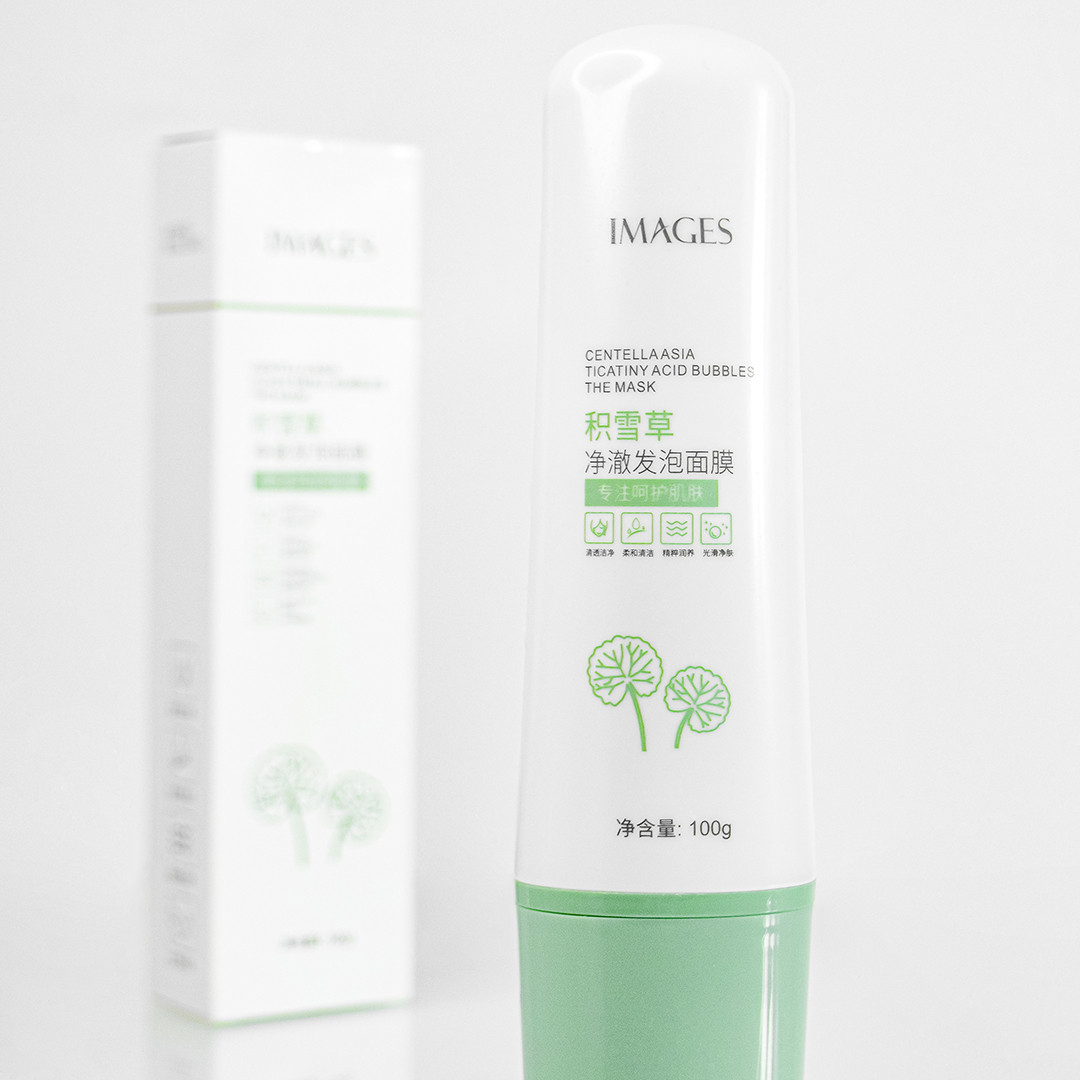 Маска для обличчя бульбашкова з центеллою Images Centella Asia Clean Small Bubbles The Mask