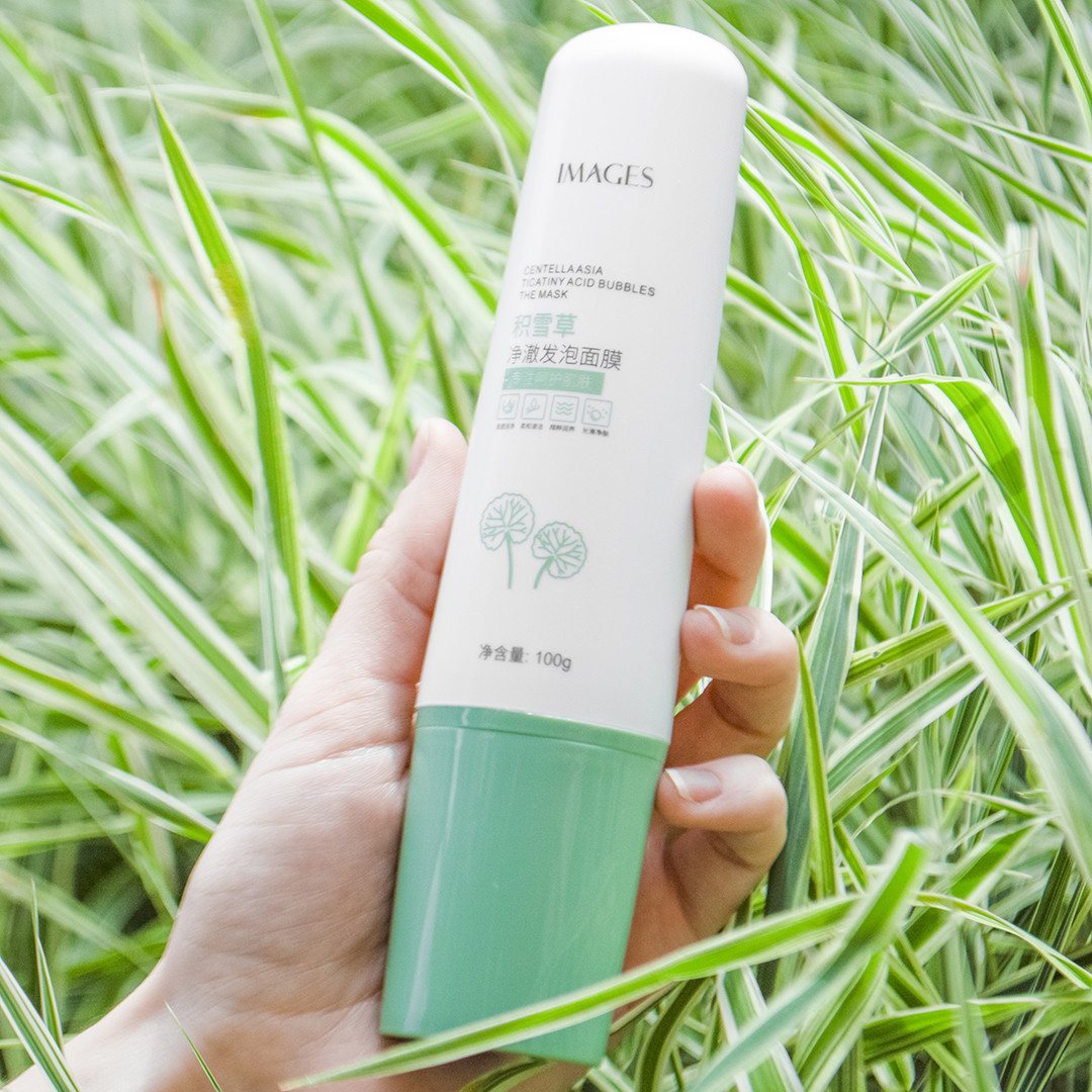 Маска для обличчя бульбашкова з центеллою Images Centella Asia Clean Small Bubbles The Mask