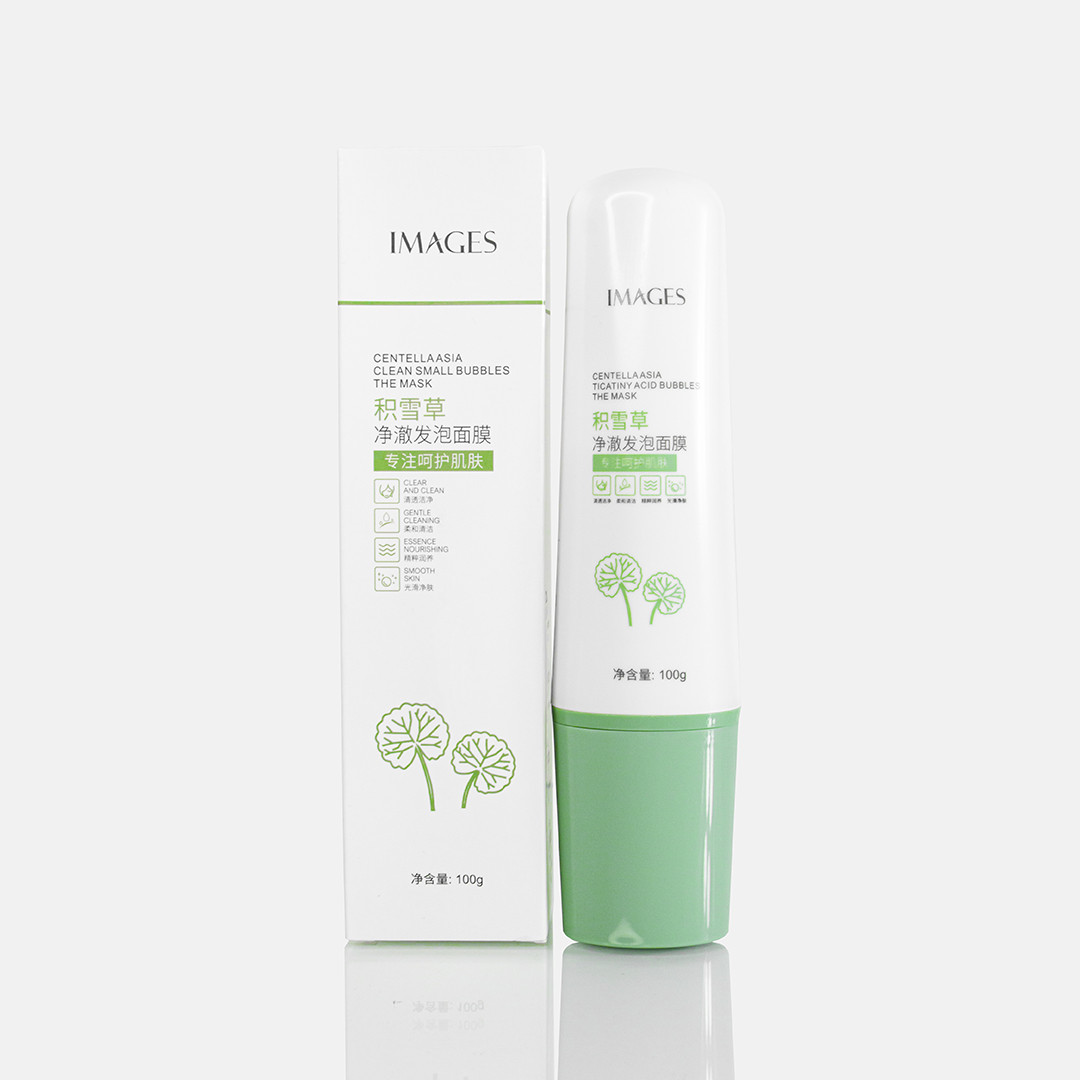 Маска для обличчя бульбашкова з центеллою Images Centella Asia Clean Small Bubbles The Mask