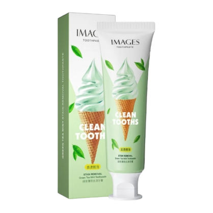 Зубна паста із зеленим чаєм Images Stain Removal Green Tea Mint Toothpaste