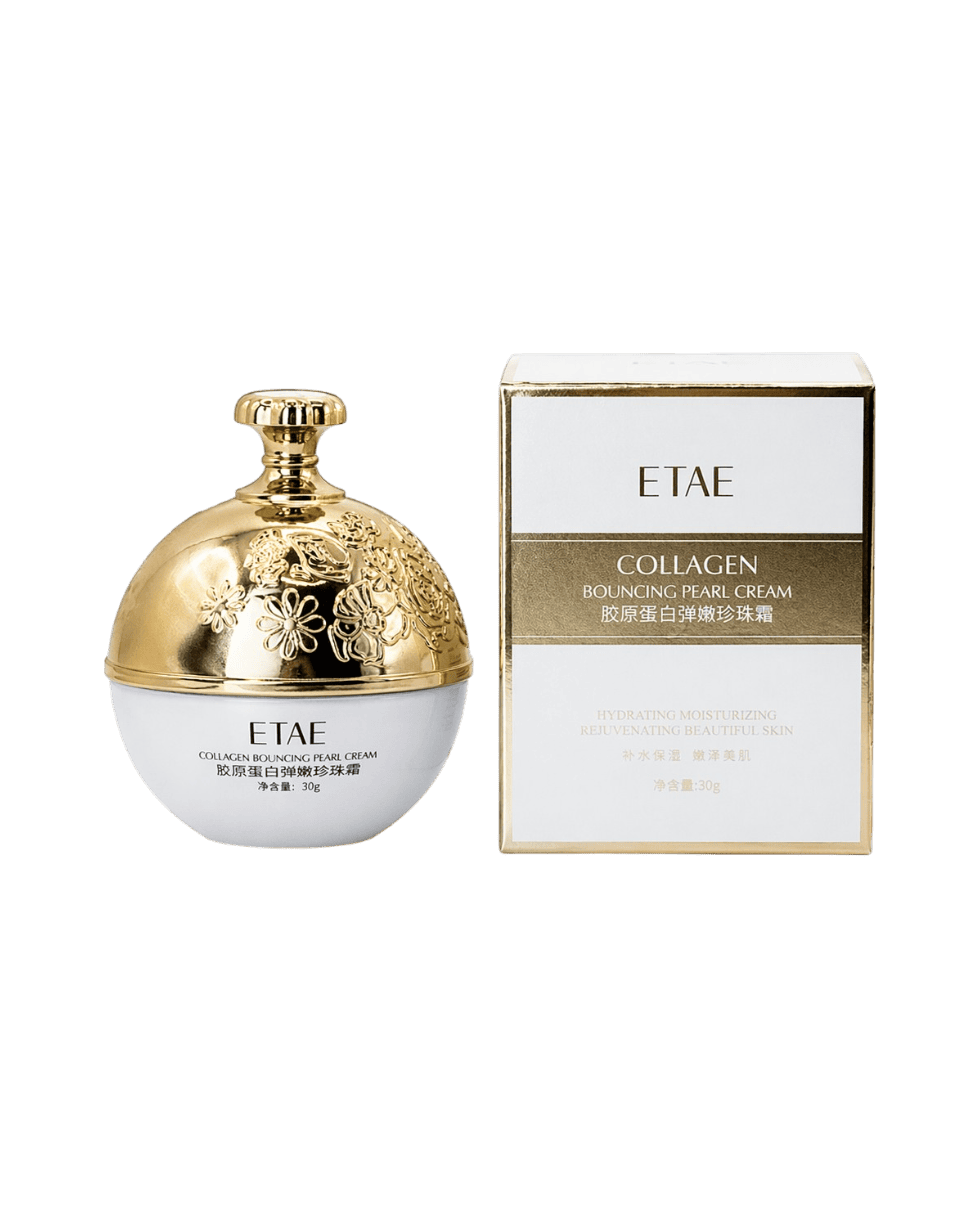 Крем для обличчя з колагеном та перлами ETAE Collagen Bouncing Pearl Cream