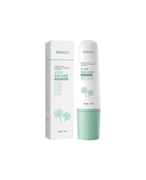 Маска для обличчя бульбашкова з центеллою Images Centella Asia Clean Small Bubbles The Mask