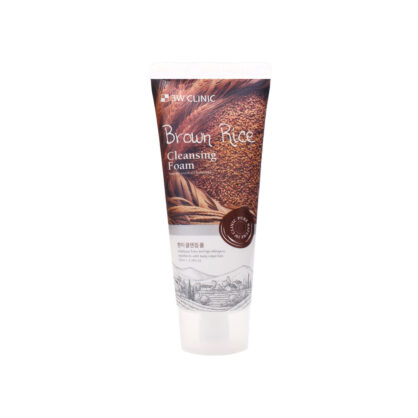 Пенка для умывания натуральная с коричневым рисом 3W Clinic Brown Rice Cleansing Foam
