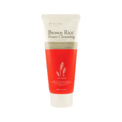 Пенка для умывания с коричневым рисом 3W Clinic Brown Rice Foam Cleansing