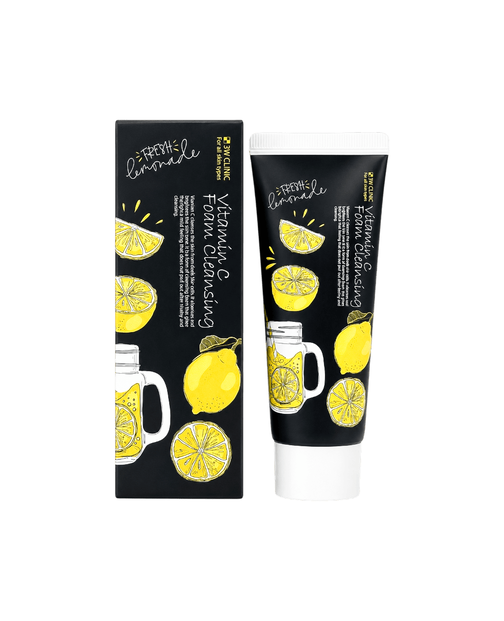 Пенка для умывания с витамином С 3W Clinic Vitamin C Foam Cleansing