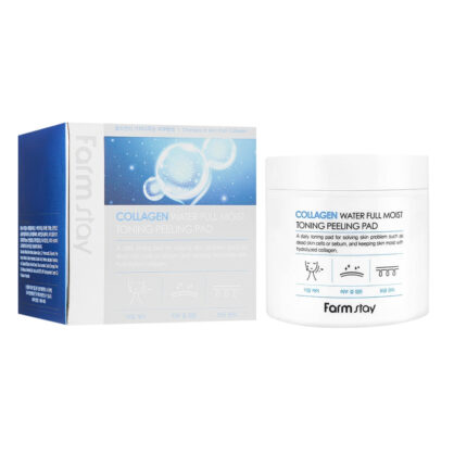Пілінг-педи з колагеном Farm Stay Collagen Water Full Moist Toning Peeling Pad