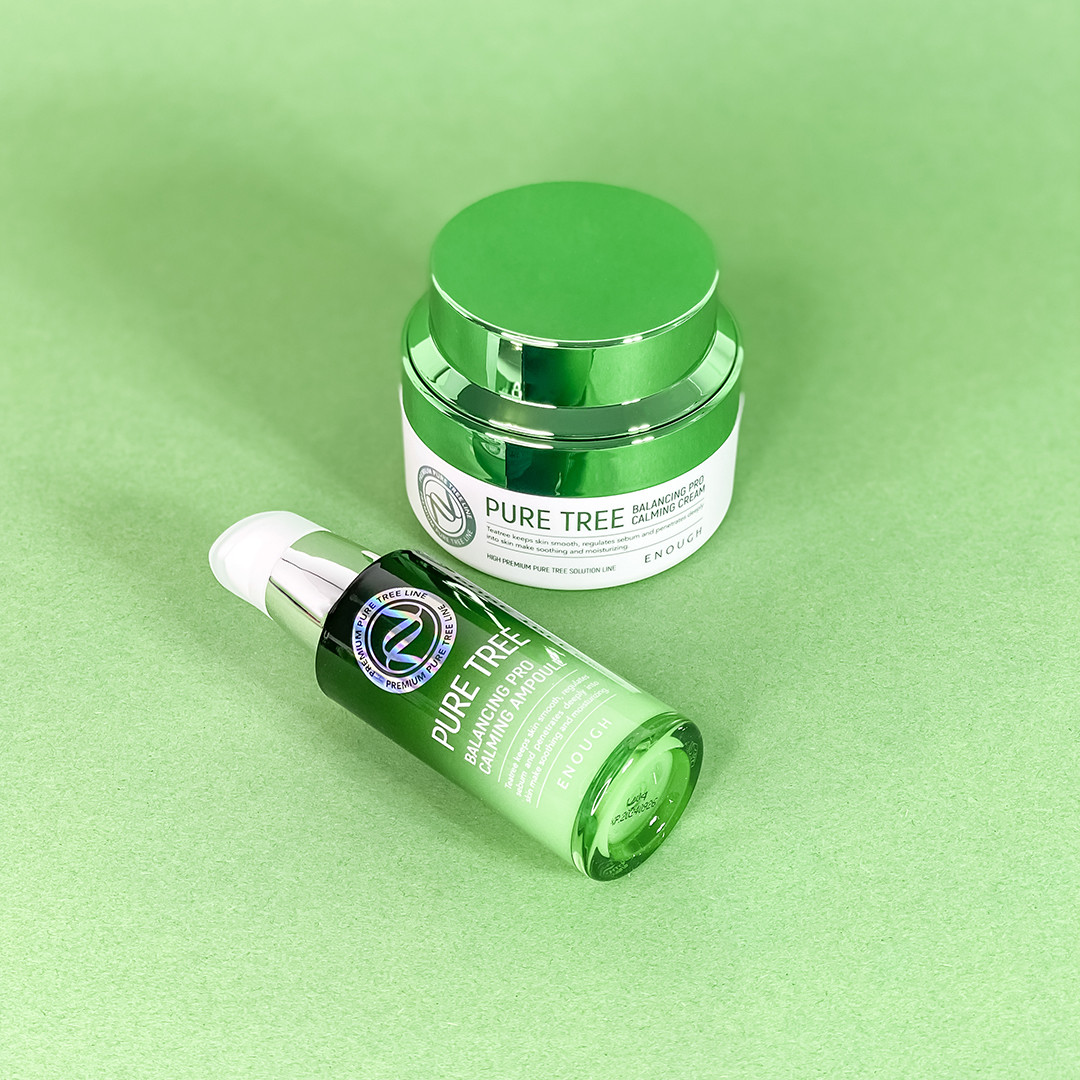 Крем для обличчя з екстрактом чайного дерева заспокійливий Enough Pure Tree Balancing Pro Calming Cream