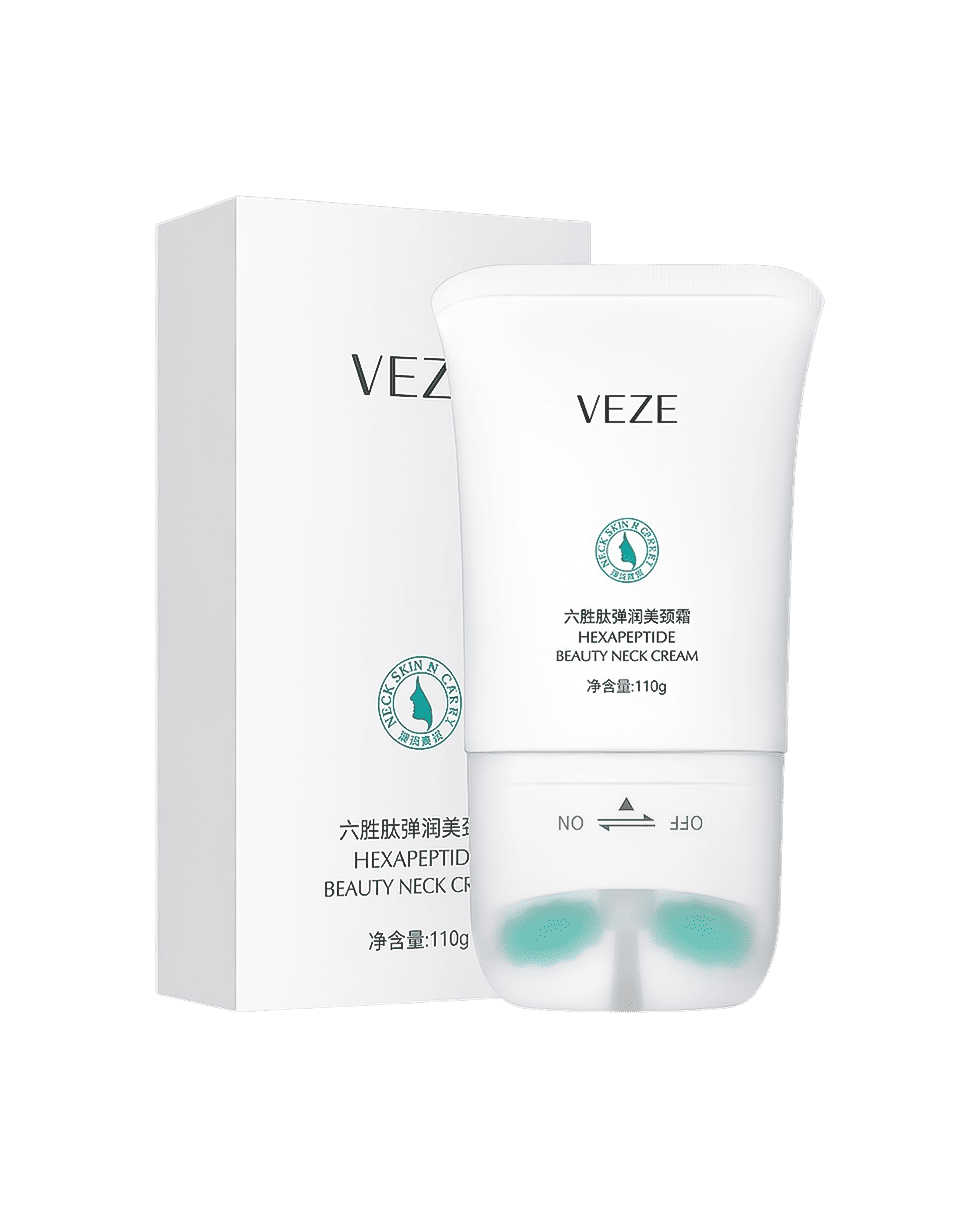 Крем для шеи с массажными роликами Venzen (Veze) Areginine Beauty Neck Cream