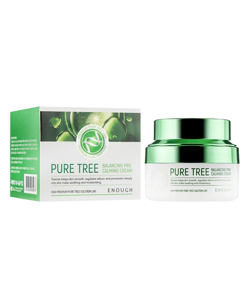 Крем для обличчя з екстрактом чайного дерева заспокійливий Enough Pure Tree Balancing Pro Calming Cream