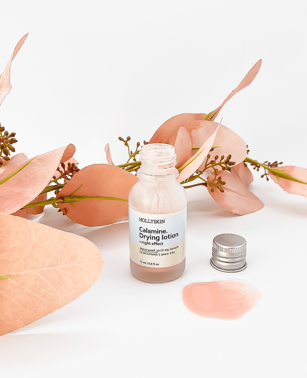 Локальний засіб від прищів та почервонінь HOLLYSKIN Calamine. Drying Lotion