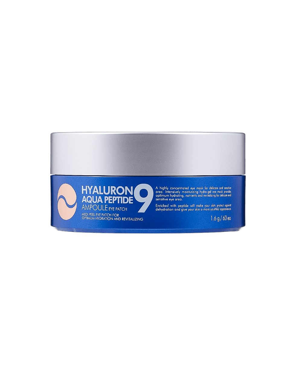 Гидрогелевые патчи с гиалуроновой кислотой и пептидами Medi Peel Hyaluron Aqua Peptide 9 Ampoule Eye Patch