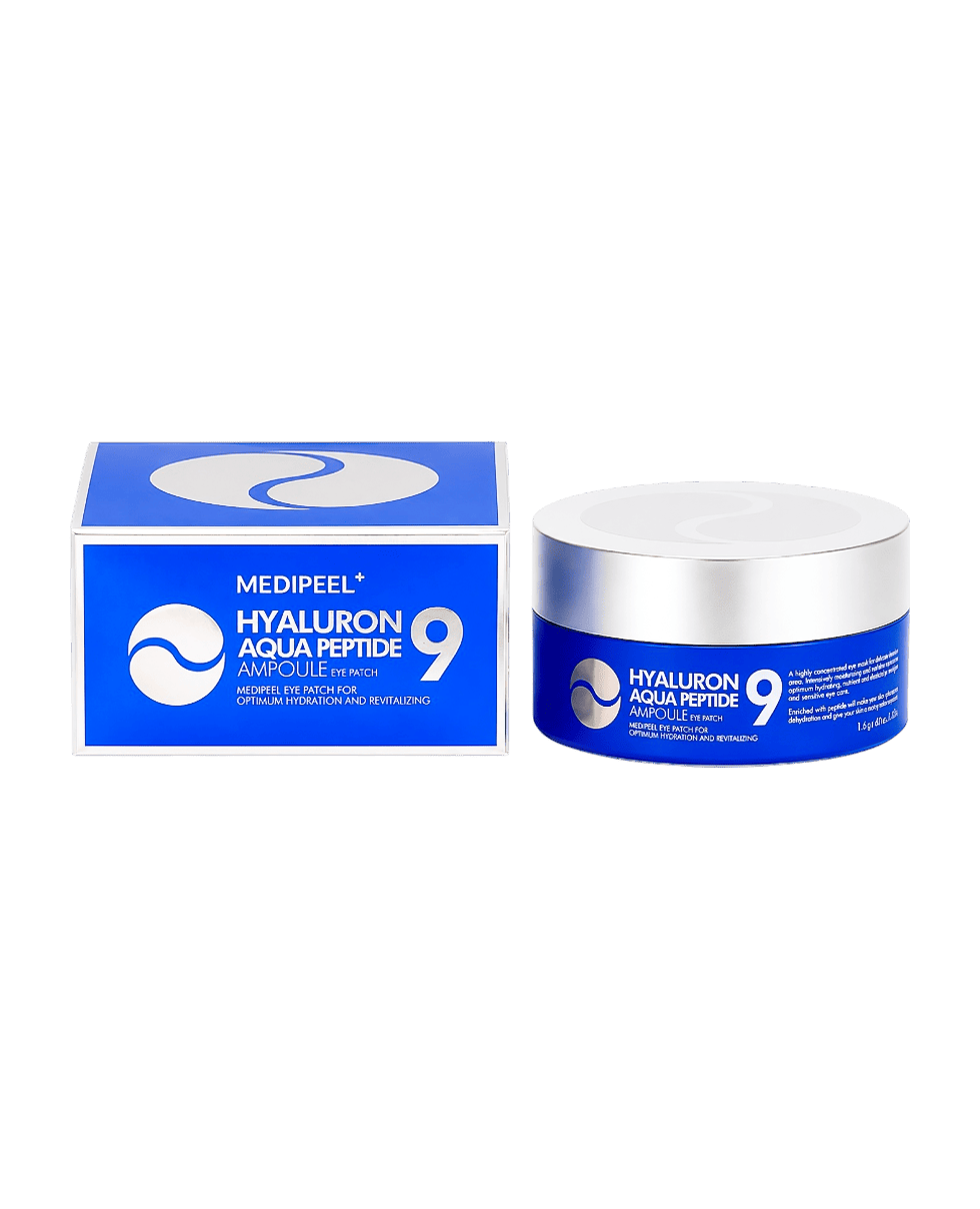 Гидрогелевые патчи с гиалуроновой кислотой и пептидами Medi Peel Hyaluron Aqua Peptide 9 Ampoule Eye Patch