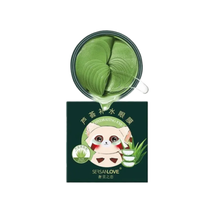 Гідрогелеві патчі з алое вера SERSAN LOVE Aloe Rehydrating Eye Mask