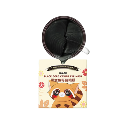 Гідрогелеві патчі із золотом та екстрактом чорної ікри SERSAN LOVE Black Gold Caviar Eye Mask