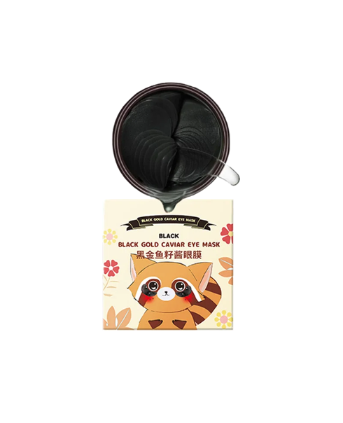 Гидрогелевые патчи с золотом и экстрактом черной икры SERSAN LOVE Black Gold Caviar Eye Mask