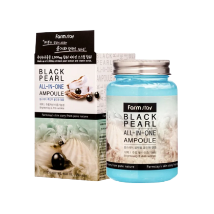 Ампульна сироватка з екстрактом чорних перлів Farm Stay Black Pearl All-In-One Ampoule