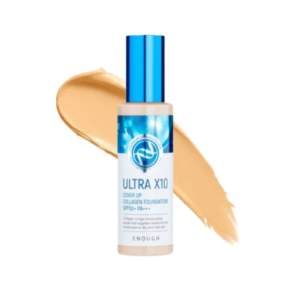Тональный крем Enough Ultra X10 Cover Up Collagen Foundation SPF50+/PA+++