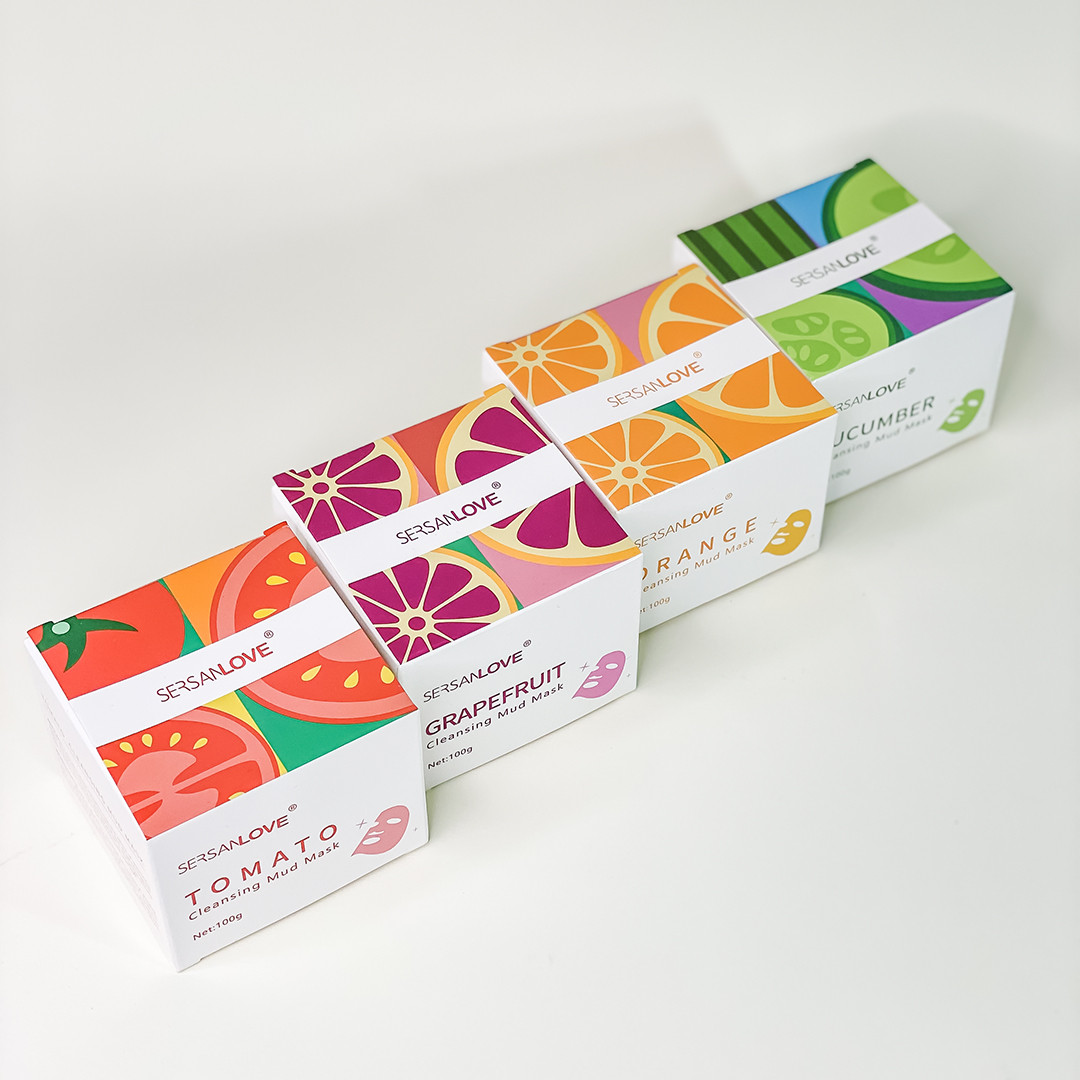 Грязевая маска для лица с грейпфрутом SERSAN LOVE Grapefruit Cleansing Mud Mask