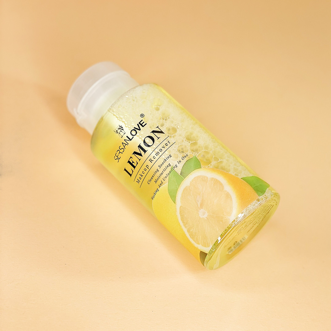 Засіб для зняття макіяжу з екстрактом лимона SERSAN LOVE Lemon Makeup Remover